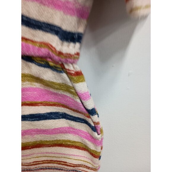 Anthropologie Saturday Sunday Womens Mini Dress Small Striped Terry Casual Beach - Picture 3 of 9